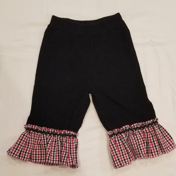 Le' Za Me Girls 24M Hand Smocked Reversible Top and Pants Set - Picture 9 of 12